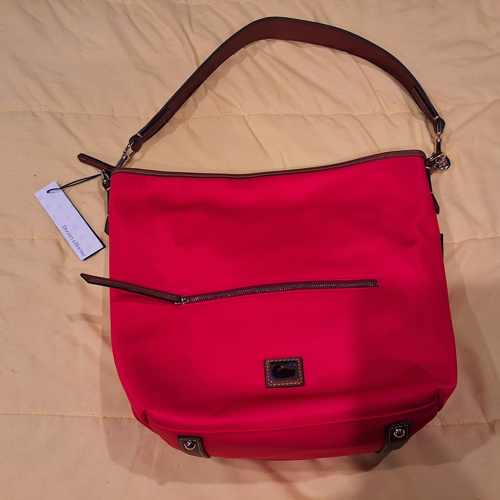 Dooney & Bourke Vibrant Red Hobo Bag